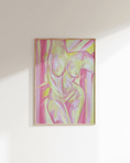 Load image into Gallery viewer, a painting hanging on a wall in a room
