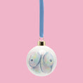 Load image into Gallery viewer, Blue Bone China Booble - Cliodhna Doherty ArtBone China Baubles
