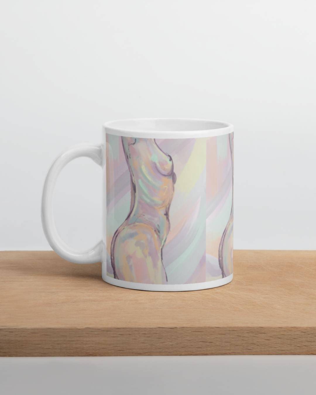 Rebeca Pastel Glossy Mug - Cliodhna Doherty Artmugs