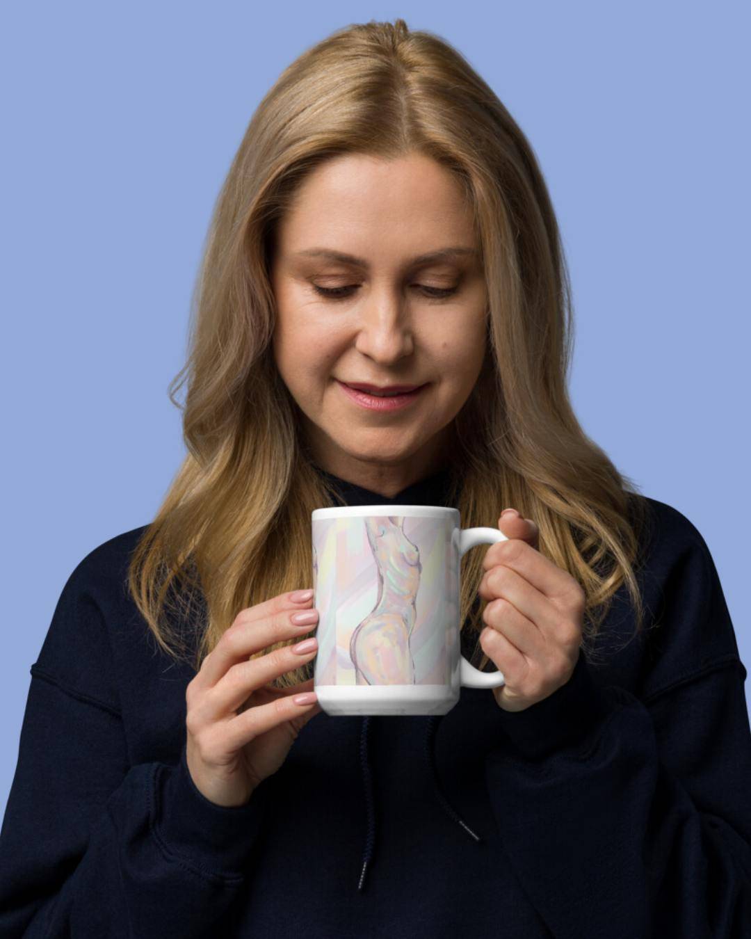 Rebeca Pastel Glossy Mug - Cliodhna Doherty Artmugs